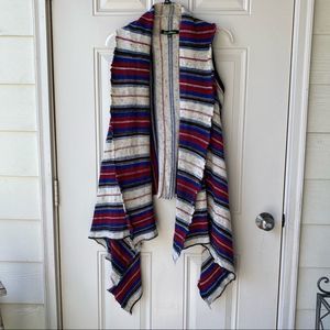 Sam Edelman Aztec Knit Handkerchief Cardigan